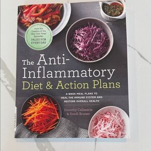 The Anti-Inflammatory Diet & Action Plans Book, paperback
